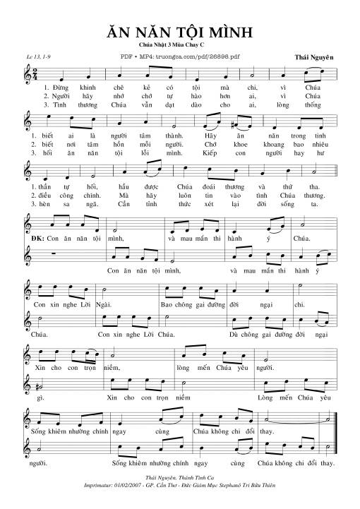 Ăn Năn Tội Mình