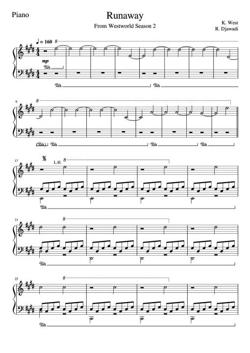 Runaway Piano - K. West