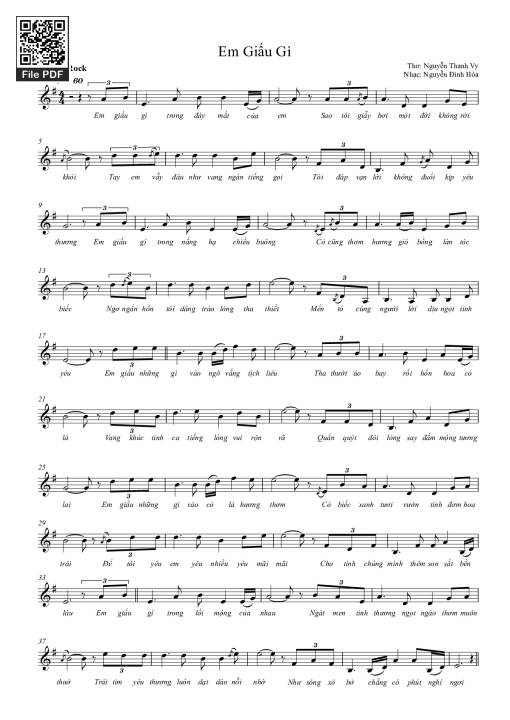 Em giấu gì - Nguyễn Đình Hòa