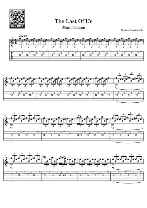 The Last Of Us Guitar TAB