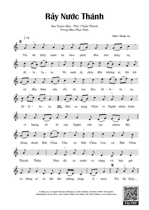 Rảy Nước Thánh (Mps)