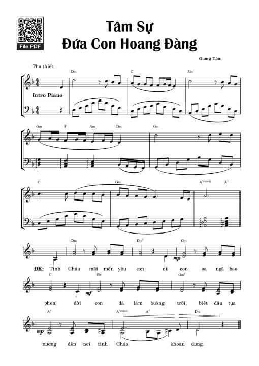 Tâm Sự Đứa Con Hoang Đàng