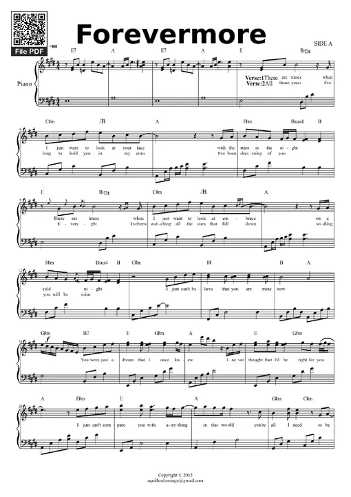 Forevermore Piano - SIDE A