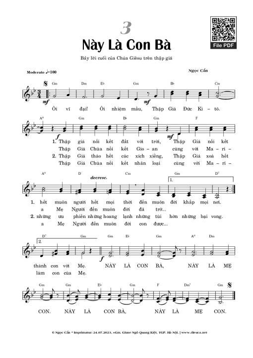 Này Là Con Bà - Ngọc Cẩn