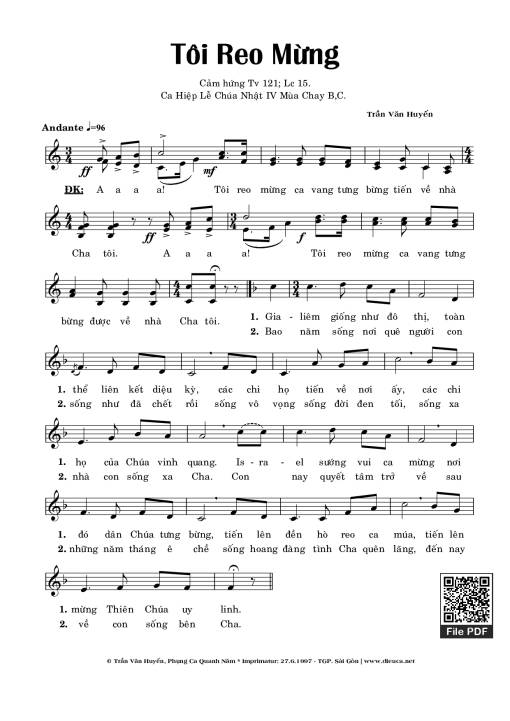 Tôi Reo Mừng - Trần Văn Huyến