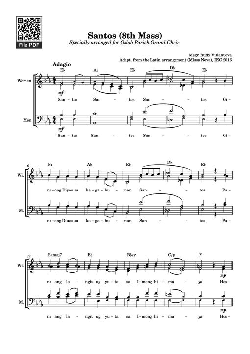 Santos (8th Mass) - Msgr. Rudy Villanueva