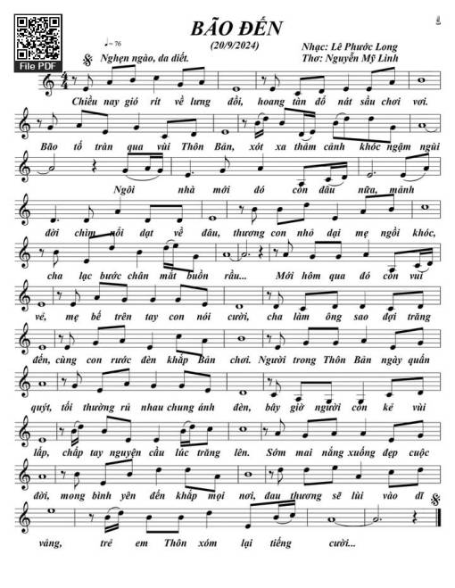 Bão đến - Lê Phước Long