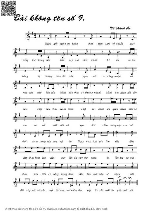 Bài không tên số 9