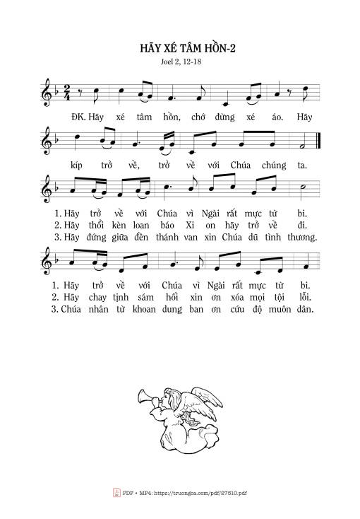 Sheet PDF of Hãy Xé Tâm Hồn 2