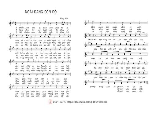 Ngài Đang Còn Đó