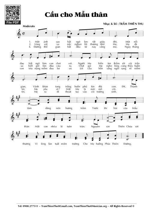 Cầu Cho Mẫu Thân