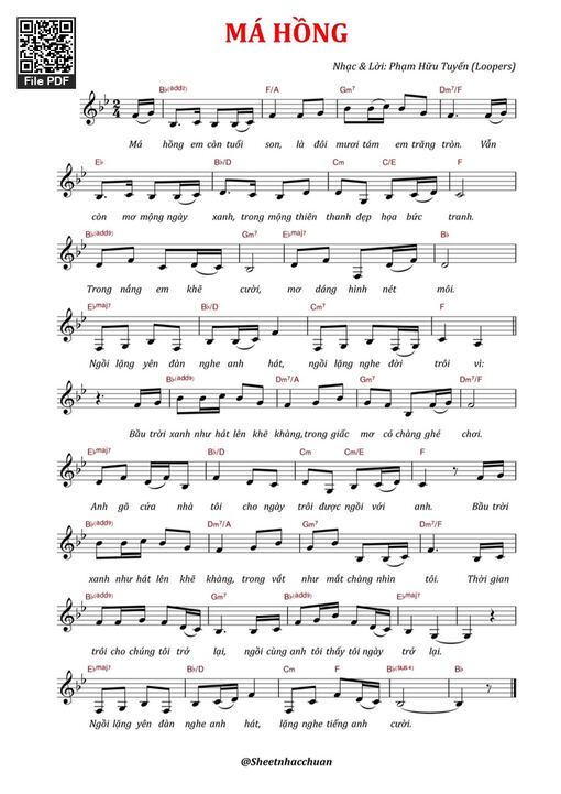 Má hồng - Phạm Hữu Tuyến