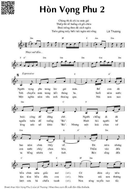 Hòn Vọng Phu 2 - Lê Thương