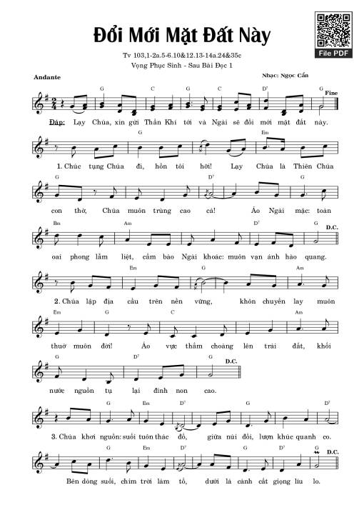 Thánh Vịnh 103, Vọng phục sinh