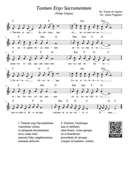 Tantum Ergo Sacramentum, Pange Lingua