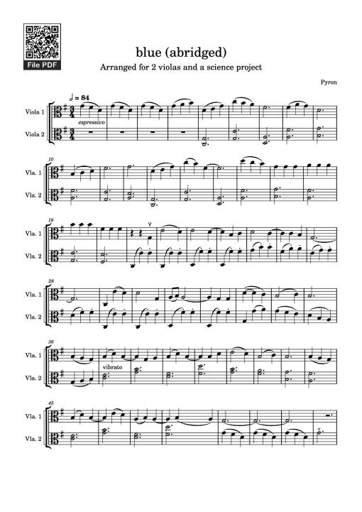 Blue (abridged Viola)