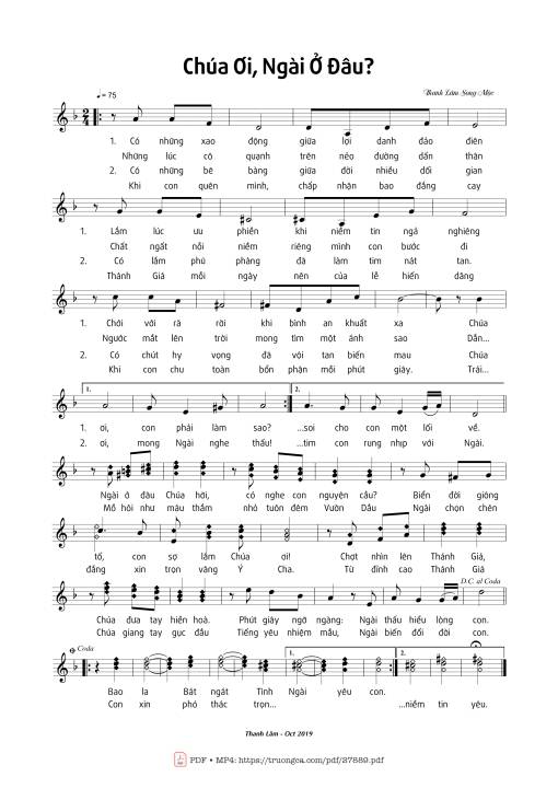 Chúa Ơi, Ngài Ở Đâu?