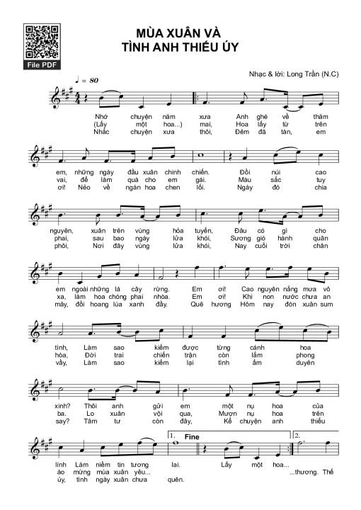 Mùa xuân và tình anh thiếu uý