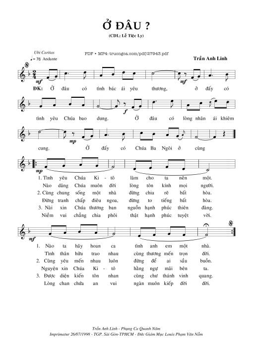 Ở Đâu? - Trần Anh Linh