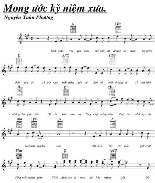 Mong Ước Kỉ Niệm Xưa