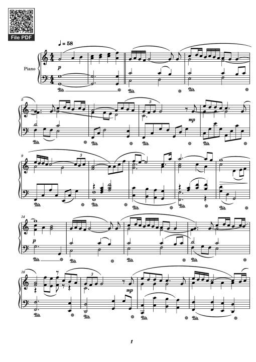 Sheet PDF of score-b8f5fc2a52c8242d2d56baf84fbdb595 Piano