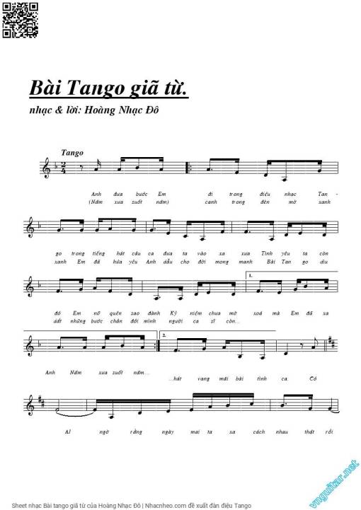Bài tango giã từ