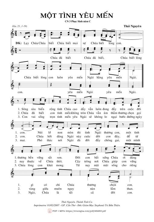 Một Tình Yêu Mến