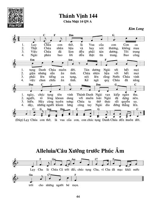 Thánh Vịnh 144 - Kim Long