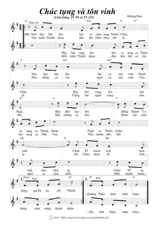 Thánh Vịnh 99 (Chúc Tụng Và Tôn Vinh)