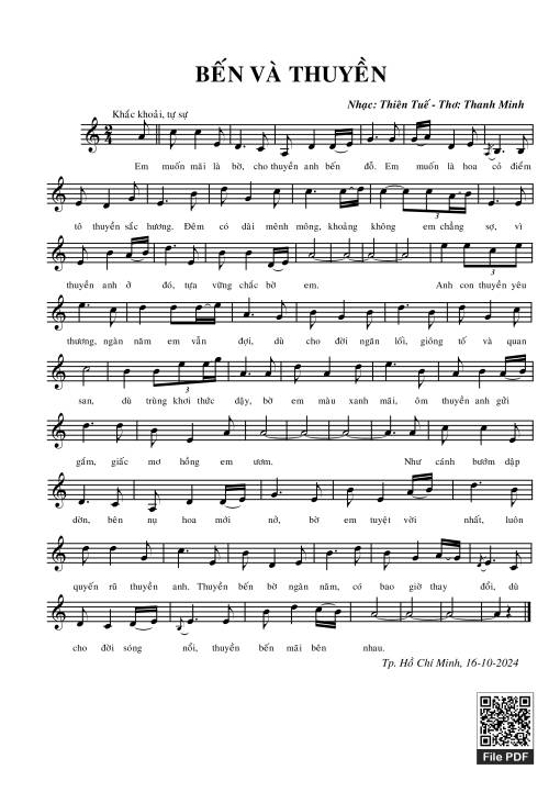 Sheet PDF of Bến và thuyền