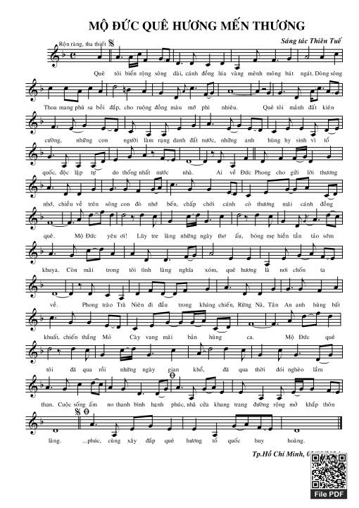 Mộ Đức quê hương mến thương