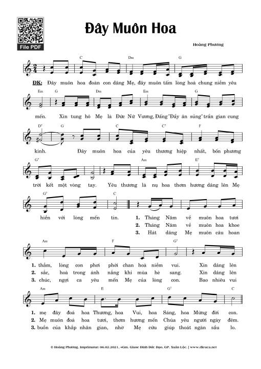 Đây Muôn Hoa - Hoàng Phương