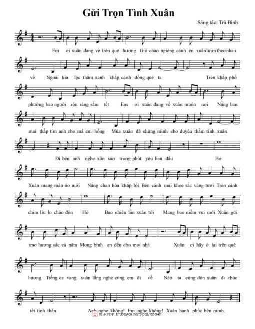 Gửi trọn tình xuân