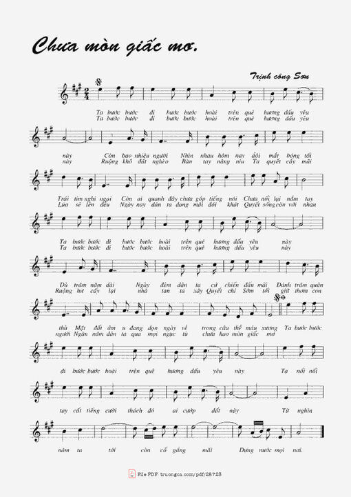 Chưa Mòn Giấc Mơ