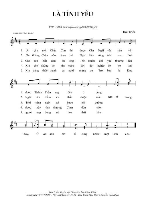 Là Tình Yêu - Hải Triều