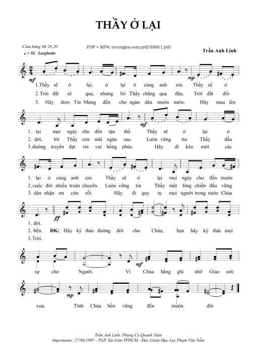 Thầy Ở Lại - Trần Anh Linh
