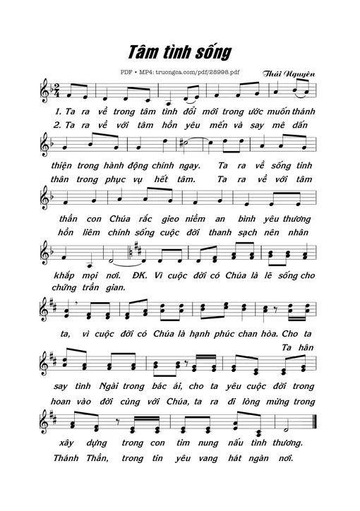 Tâm Tình Sống - Thái Nguyên