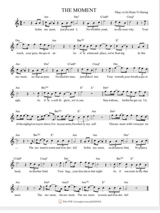 The moment - Đoàn Vi Hương