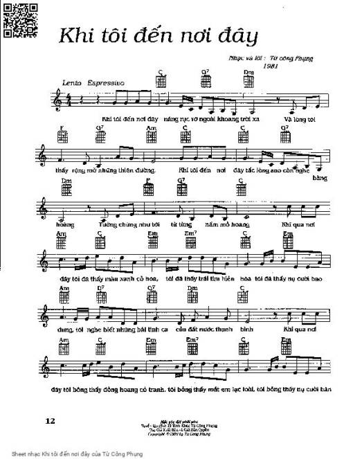 Khi tôi đến nơi đây