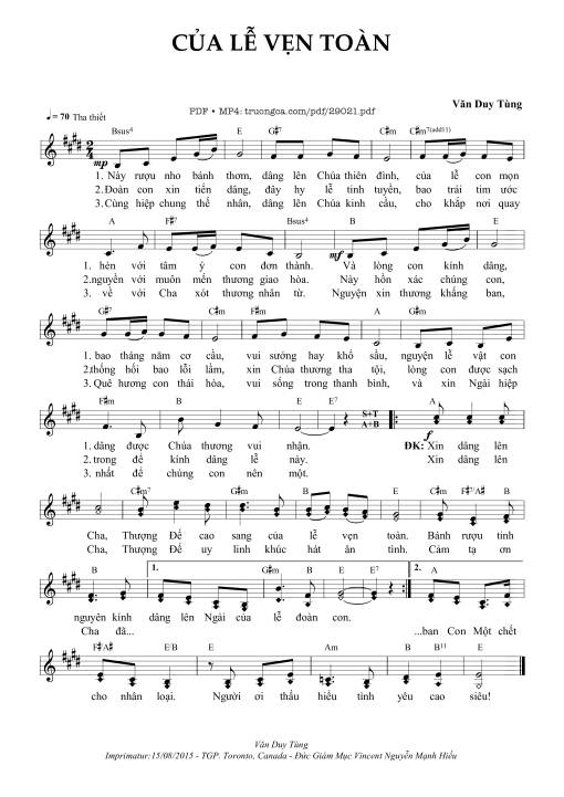 Của Lễ Vẹn Toàn