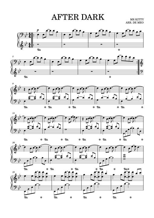 After Dark Piano - MR KITTY
