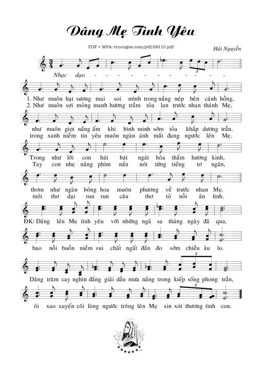 Dâng Mẹ Tình Yêu