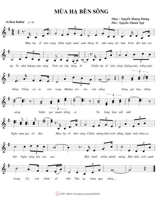 Mùa hạ bên sông