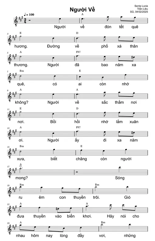 Người về (Santa Lucia)