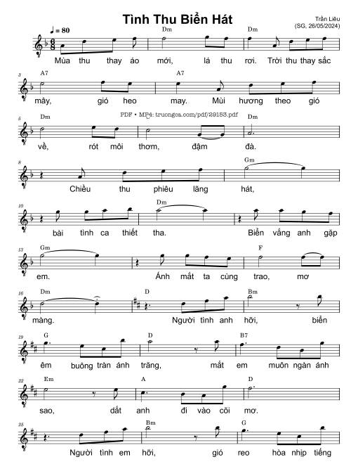 Tình thu biển hát