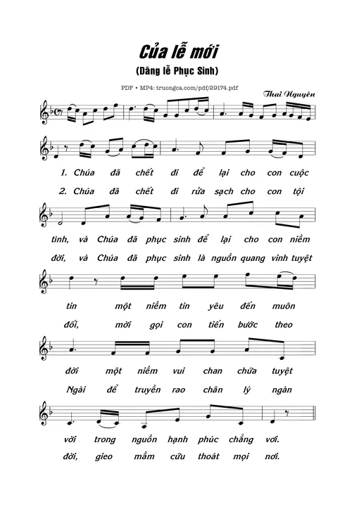 Của Lễ Mới - Thái Nguyên