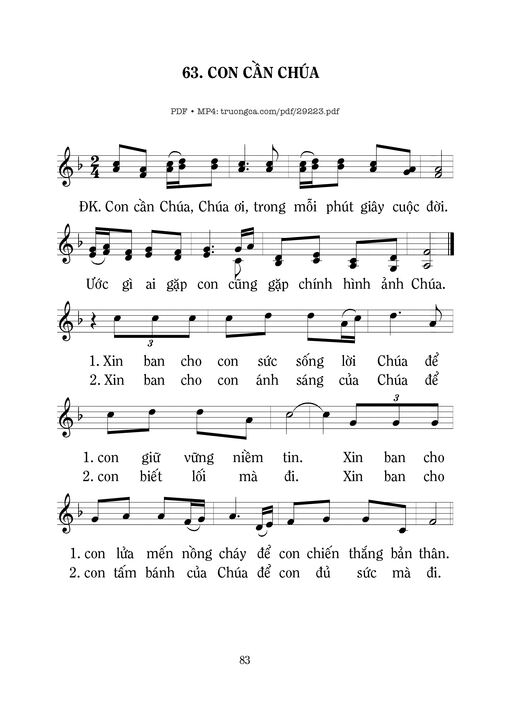 Con Cần Chúa - Mi Trầm