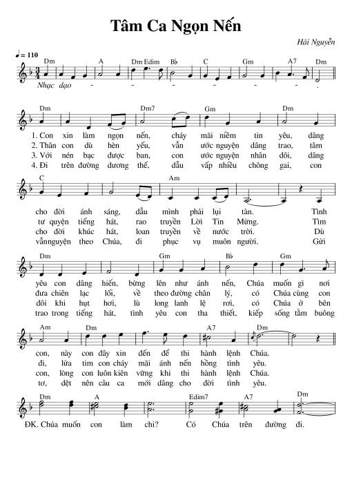 Tâm Ca Ngọn Nến