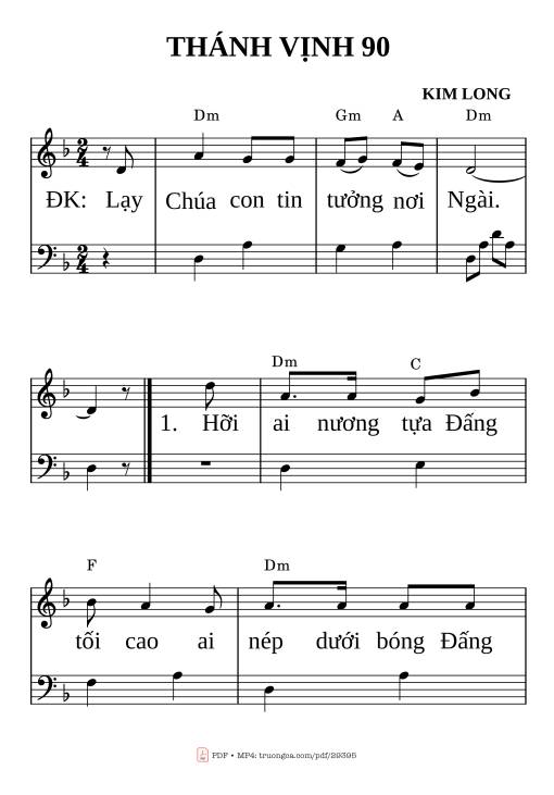 Thánh Vịnh 90 - KIM LONG