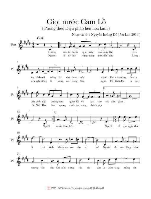 Giọt nước Cam Lồ (Phỏng theo Diệu Pháp Liên Hoa Kinh)